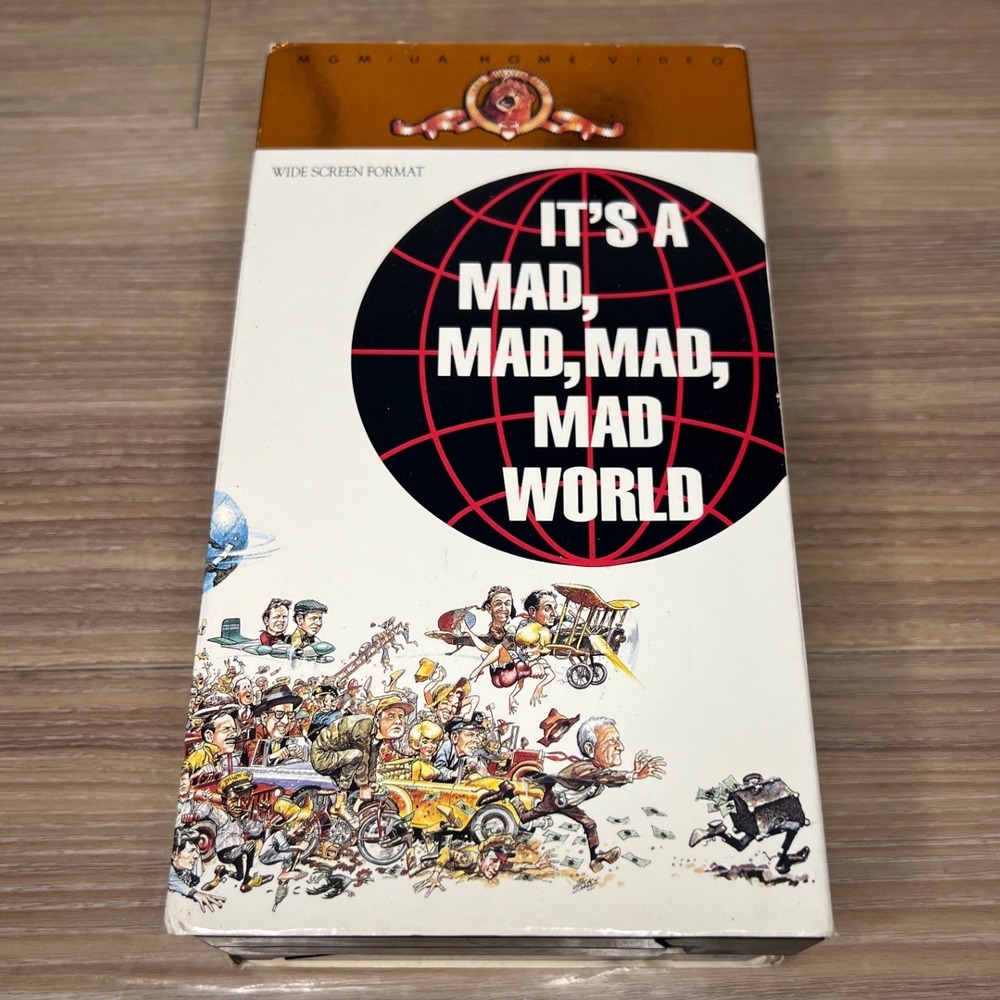 MGM/UA It's a Mad Mad Mad Mad World VHS Widescreen Restored Edition 1991